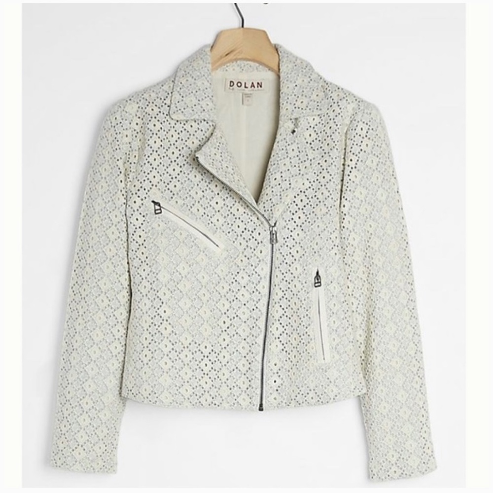 ****SOLD****Anthropologie Dolan Left Coast Collection Eyelet Moto Jacket